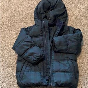 Baby Gap plaid Winter Coat